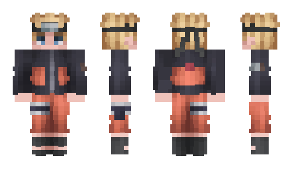 Minecraft скин по нику Naruto199
