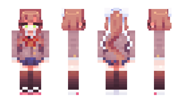Minecraft скін по ніку World0_Monika