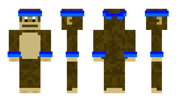 Minecraft skin MonkeyMan1234567