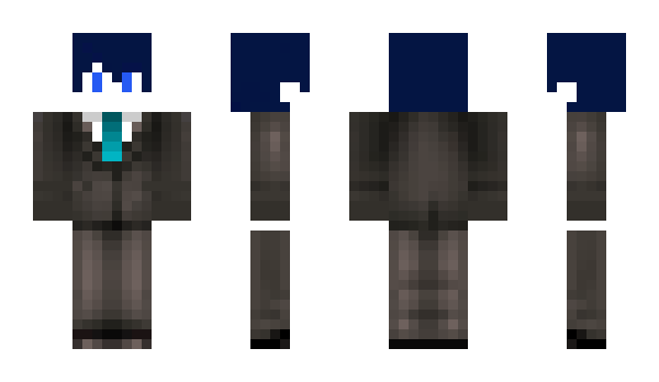 Minecraft skin BlueHeart07
