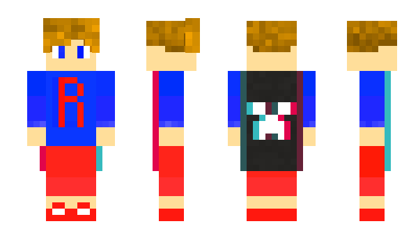 Minecraft skin RedalMC