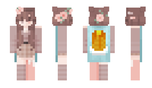 Minecraft скин по нику kiraadev