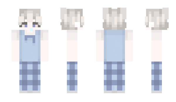 Minecraft skin pblanc