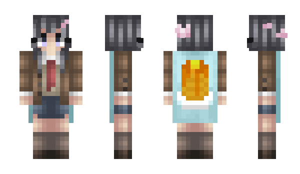 Minecraft скин по нику bjrmau