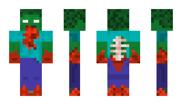 Minecraft skin zombie_pie_man