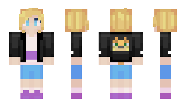Minecraft skin KayKlowe