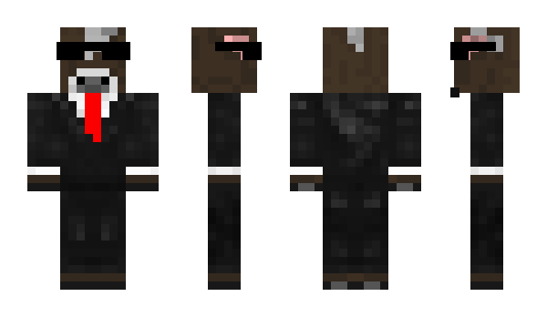 Minecraft skin lexdog