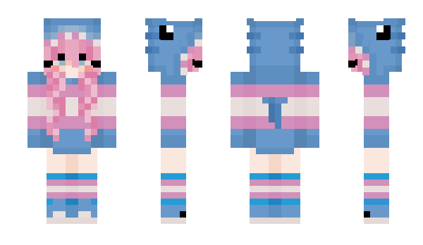 Minecraft skin transgendershark