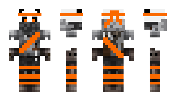 Minecraft skin Orangeuaninja