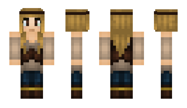 Minecraft скин по нику BambooGirl