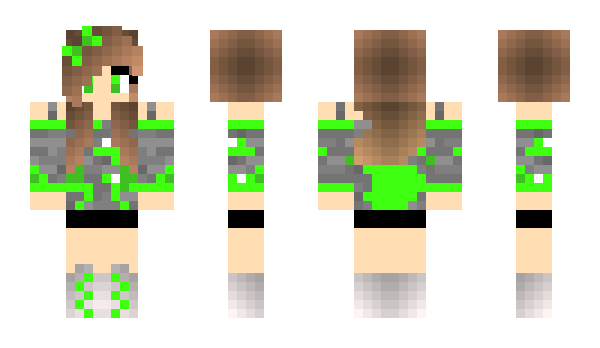 Minecraft skin emeraldgirlgamin