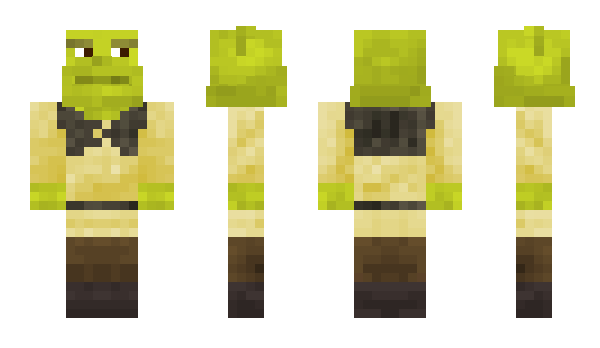 Minecraft skin ShrekL
