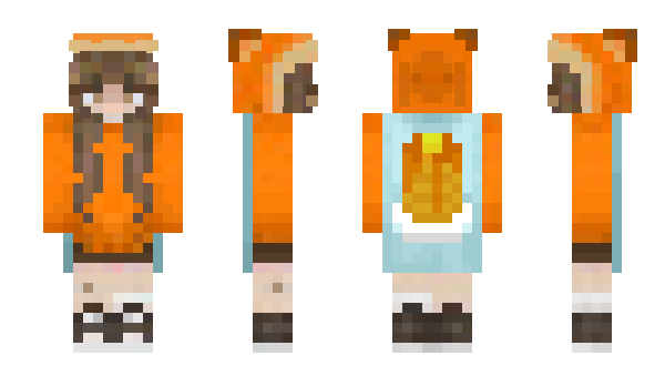 Minecraft скин по нику foxbur