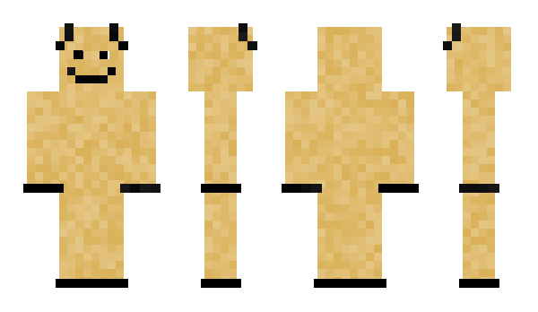 Minecraft skin Gold8