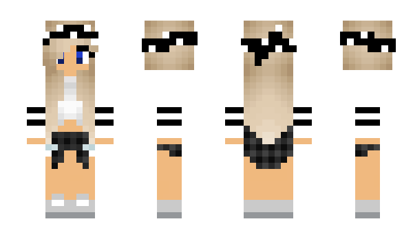 Minecraft skin NarwalHorn