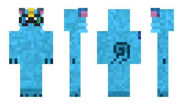 Minecraft skin BlueFoxy