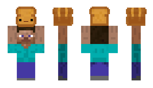 Minecraft skin Baklavaki