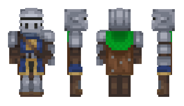 Minecraft скин по нику Acursed_Knight