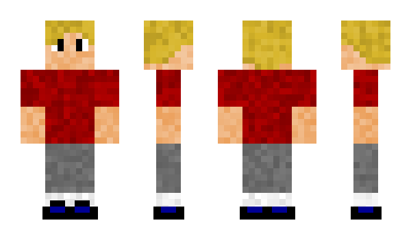 Minecraft skin BlueSA