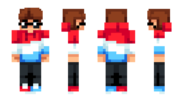 Minecraft skin Redblu_