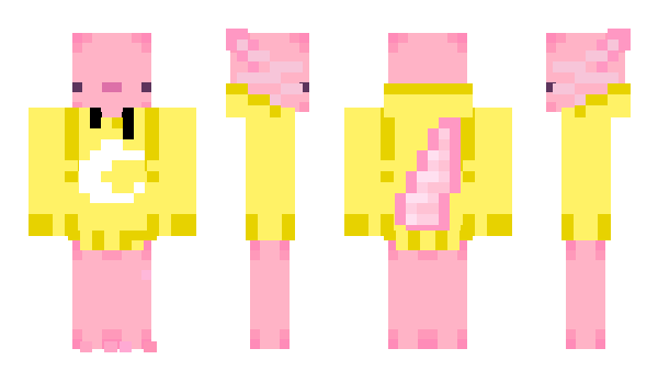 Minecraft скин по нику AxolotlMoon