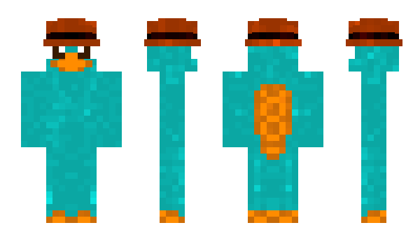 Minecraft skin Bluetroll