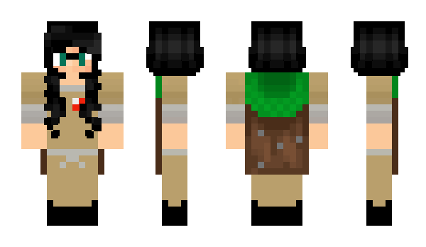 Minecraft skin Selenouillee