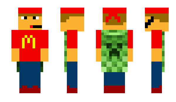 Minecraft skin Myrkytetty