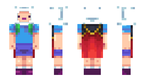 Minecraft skin WrongedSkeleton