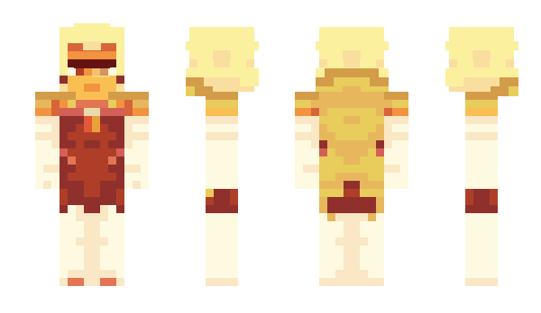 Minecraft skin Hessonite