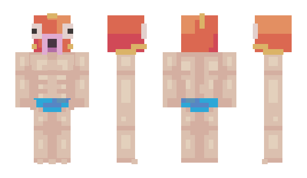 Minecraft skin ClownFish_