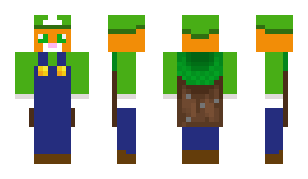 Minecraft скин по нику PlumberCat
