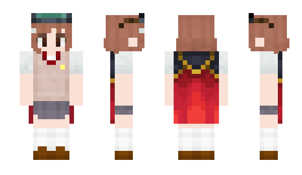 Minecraft skin MisakaImoto