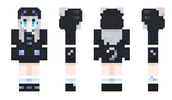Minecraft скин по нику Evilblackcat
