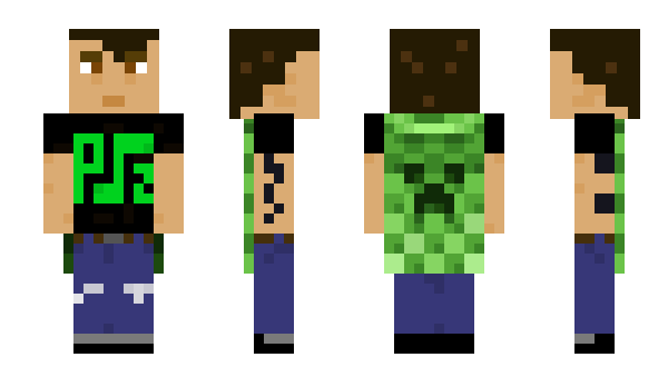 Minecraft скин по нику PS2MAN