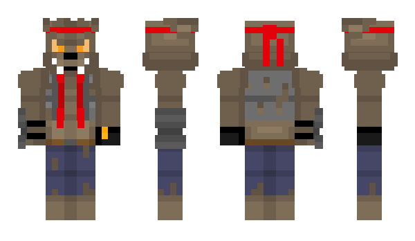 Minecraft skin KKFox