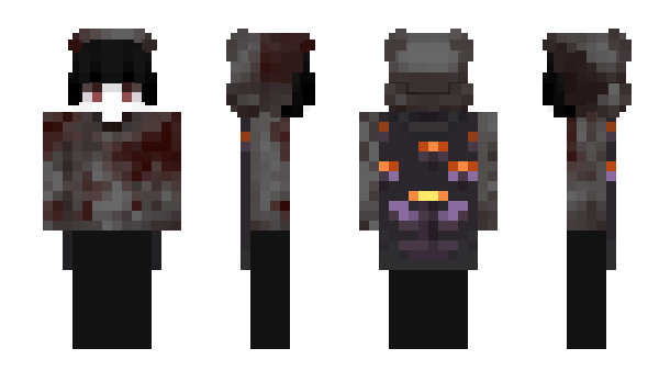 Minecraft skin Hexagram