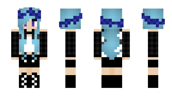 Minecraft skin ShrineMaiden