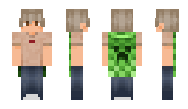 Minecraft скин по нику HolenReal