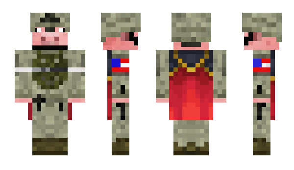 Minecraft skin PigArmy