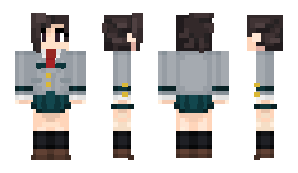 Minecraft skin MomoYaoyorozu