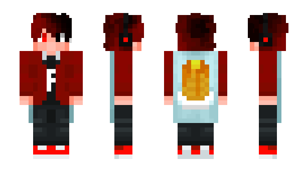 Minecraft скін по ніку Fire_slimeX