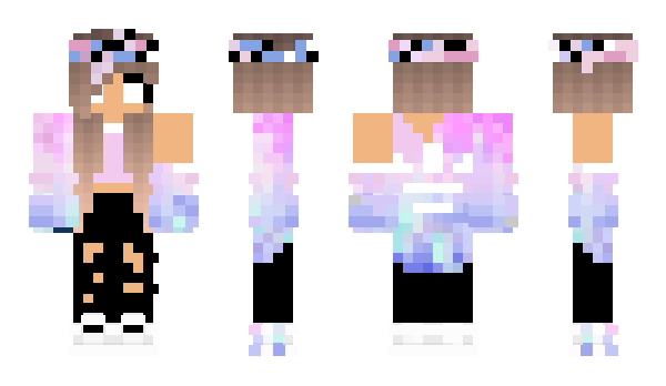 Minecraft skin FlowXxGamerGirl