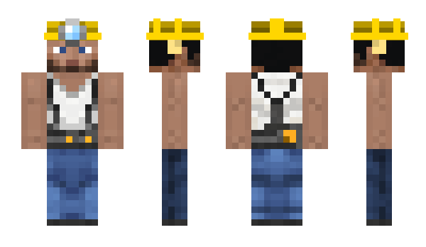 Minecraft skin GoldMinerRobin