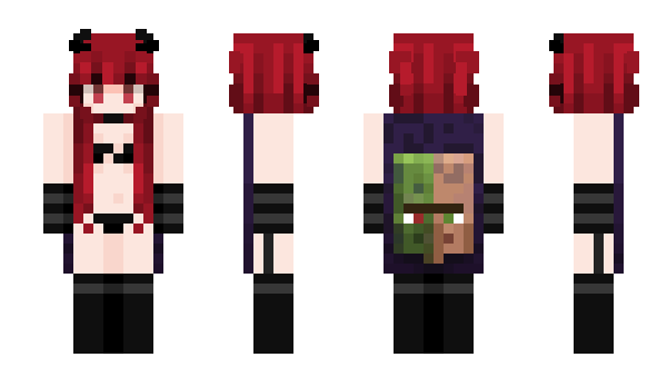 Minecraft skin scarmaid
