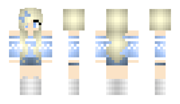 Minecraft skin Wintersnowflake