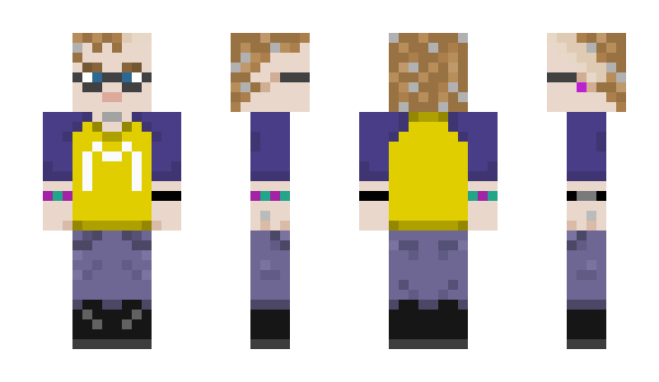Minecraft skin FoodHead