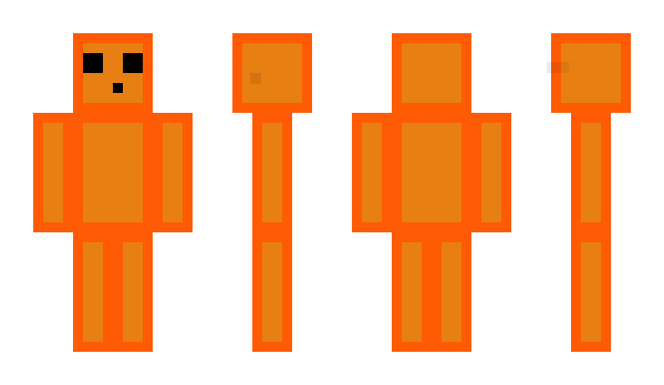 Minecraft skin Orange_Slime
