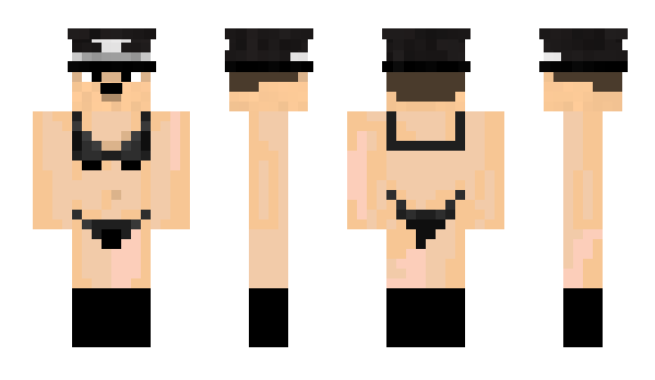 Minecraft skin PaniPolicjantko