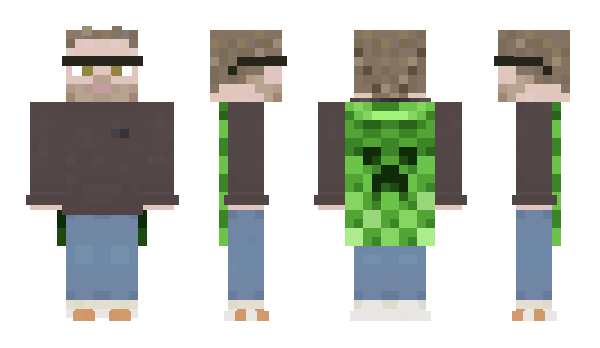 Minecraft skin MetaHusky